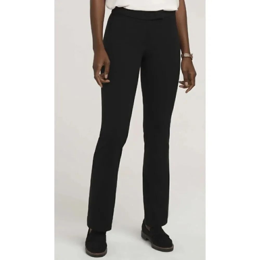Anne Klein Women's Black Flare Leg Pant 10